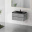 Meuble-lavabo mural pleine grandeur de 36 pouces avec tiroir à sable à fermeture en douceur entièrement assemblé, gris ciment-1046384810