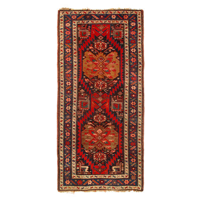 Rust Antique Persian NW Rug 3'5"x 7'