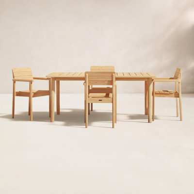 Sigrid 71" Patio Dining Set