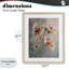 Motif de marguerites roses en gros plan sous verre, design par Franklyn Gregory-130825743-130825741