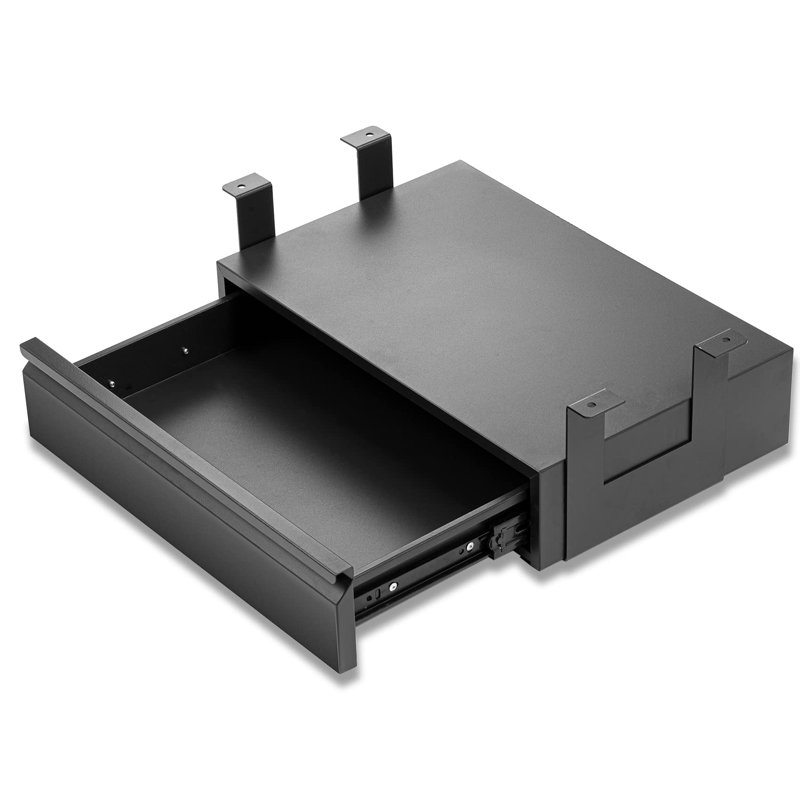 15.5cm H x 45cm W Desk, Black