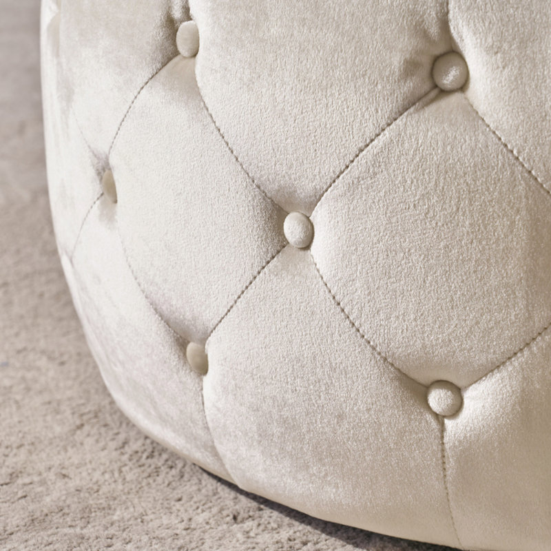 Repose-pieds moderne, Beige