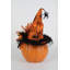 Lighted Pumpkin With Orange Hat