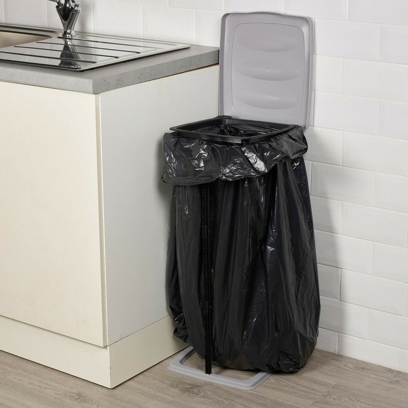 Monnier 60 Litre Waste Basket, Grey