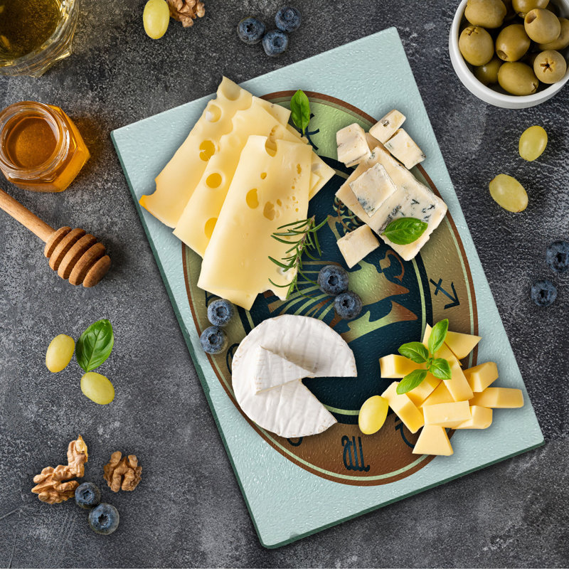 Planche à découper en verre trempé Ambesonne