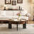 Mid-Century Swivel Coffee Table | Multi-Storage Sintered Stone Top