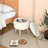 Upholstered Linen Storage Ottoman-185514200