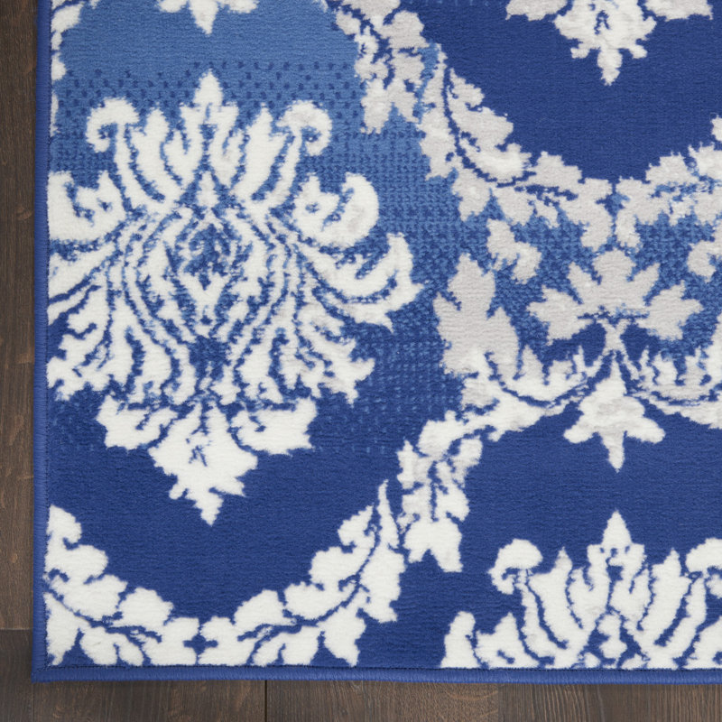 Dedra Damask Indoor Rug, Rectangle 6' x 9'