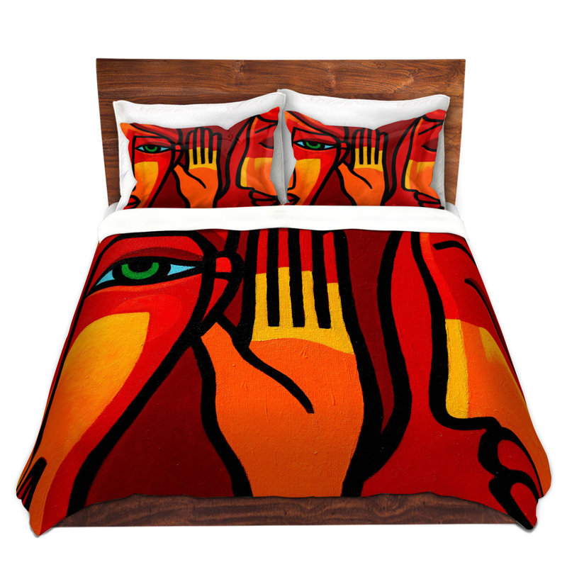 Ensemble de housse de couette en microfibre DiaNoche par John Nolan - Hear Me Now
