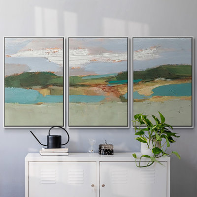 High Noon Vista Study II - Multi Piece Framed Canvas-2870150C