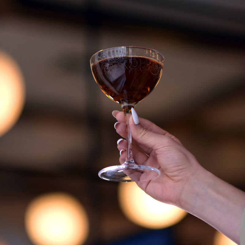 Barman 8 oz. Verres à cocktail Novecento Liberty Martini