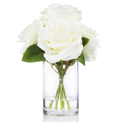 Arrangement floral à grandes têtes dans un vase