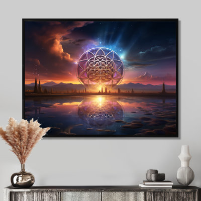 «Awakening Of Mystery Sacred Solitude - Space Paysages Wall Art Living Room»