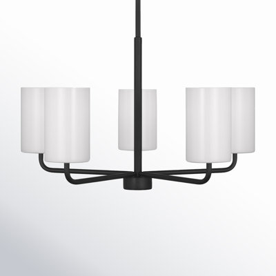 5 - Light Dimmable Shaded / Spider Chandelier