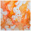 Couvre-lit matelassé orange fluide-126077824
