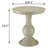 Accent Table With Pedestal Base