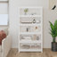 Shinn 154cm H Solid Wood Standard Bookcase-1379787086-1379787074