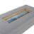 Austin Allen James Coffee Table - Rectangular - Grey Upholstery with Clear Acrylic legs