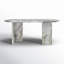 Arian 72'' Oval Marble Dining Table-98537493