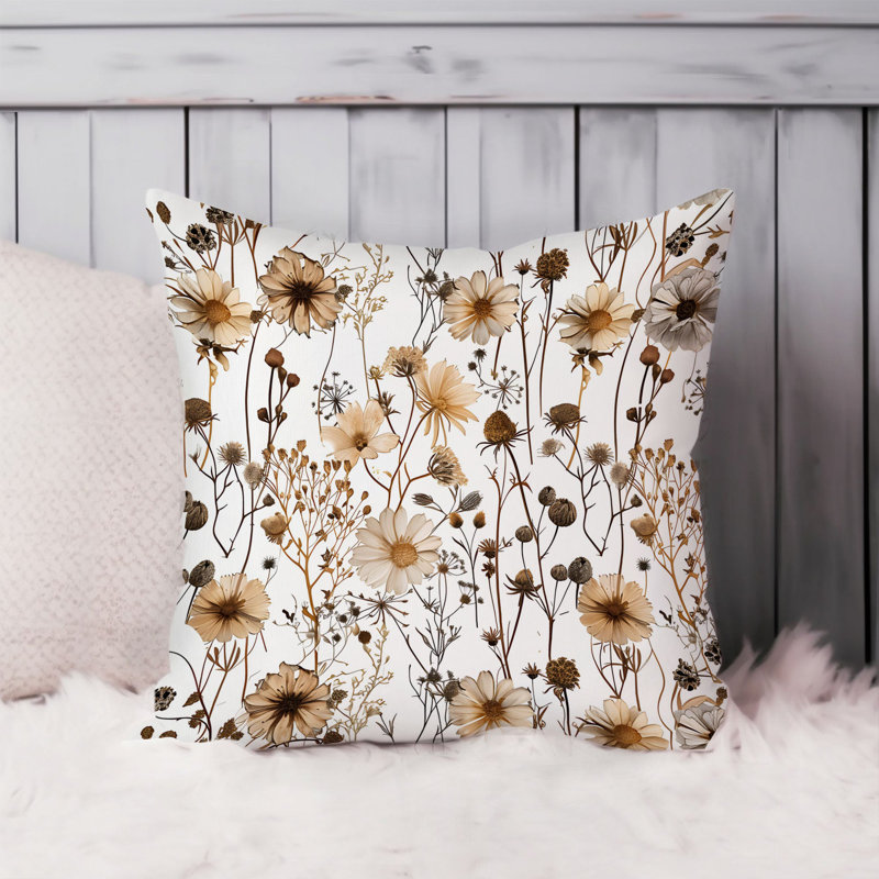 Botanical Fall Wildflower Pattern XIII Cottage & Cottagecore