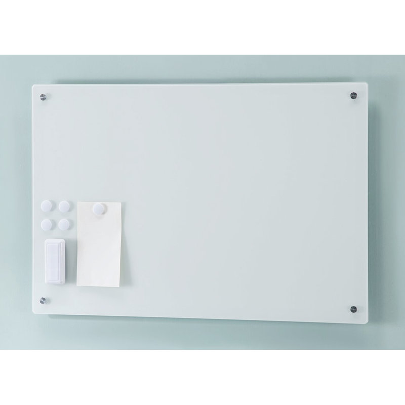Audio-Visual Direct Magnetic White Glass Board, 18" x 24"