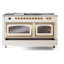 ILVE Nostalgie II Noblesse 60 in Dual Fuel Range 7 Burner, Griddle, Frenchtop-1606747985-1606748021