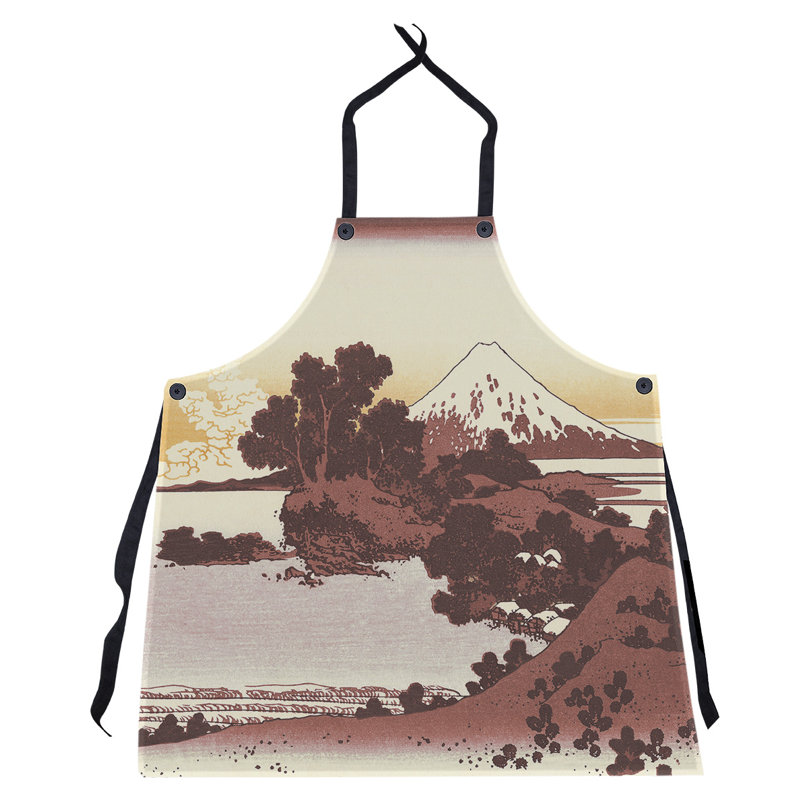 Bib Apron, Red/Orange