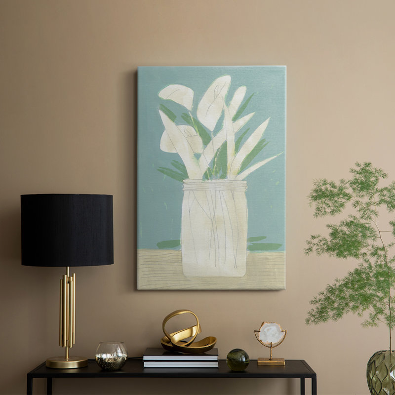 Arrangement de printemps en sourdine - galerie Cavas sur mesure, H 36 po x l 24 po