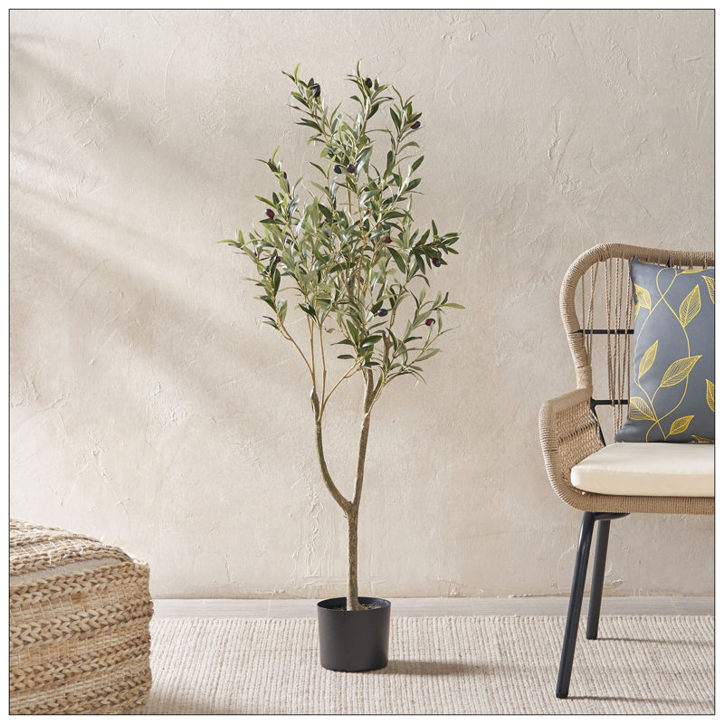 ARTIFICIAL OLIVE TREE, 47" H x 19" W x 15" D
