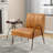 Zailah 27.5'' Wide Genuine Leather Accent Chair-1275679583