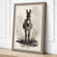 Defiant Donkey Japandi - Wrapped Canvas-1235542215-1235542237