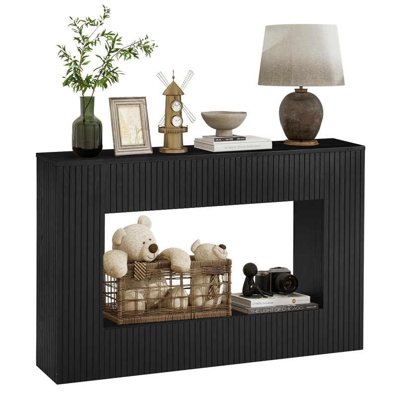 55" Console Table, Black