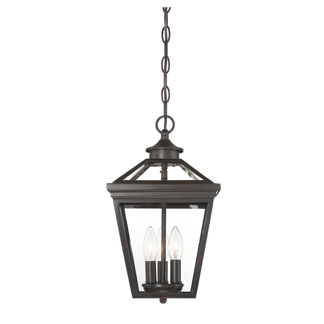 Manwe 3 -Bulb 15.75" H Outdoor Hanging Lantern Lark Manor™ Fixture 