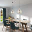 Luminaire suspendu simple à 1 lumière Avais-414609825-414609826