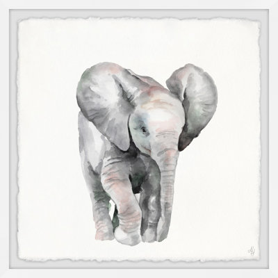 Jabari Lonely Elephant - Print