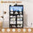 11 Drawer Fabric Dresser with Wireless Charging, App-Controlled RGB LED Lights & Open Shelf-644809256