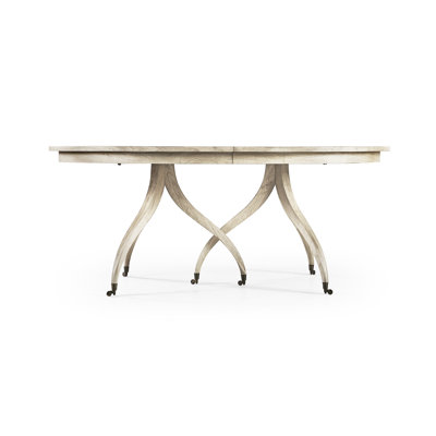 Solar Oval Solid Wood Dining Table