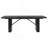 Houston Black Rectangular Double Pedestal Dining Table