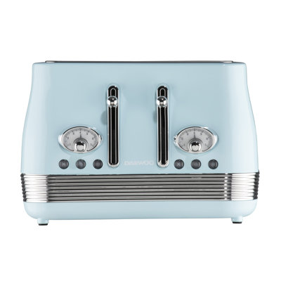 Daewoo Denver Retro Matching Kettle And Toaster Set 1.5 Litre Rapid Boil 4 Slice Colour