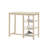 Nyssa Buttermilk Finish 3Pcs Counter Height Set