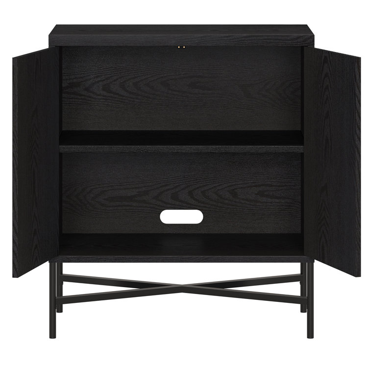 Corby 6 - Drawer Accent Cabinet Sand & Stable Color: Black