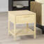 Nadine 40cm W Manufactured Wood Bedside Table