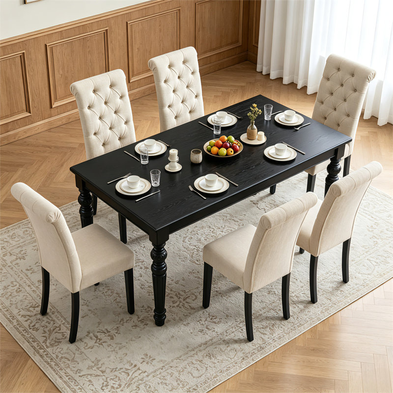 Ensemble de salle à manger 5 pièces, Beige