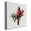 Cardinal avec neige I sur toile-1901026681