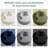 Bonelesss Oversized Round Chair Lounge Chaise Indoor, Upholstered Corduroy Deep Seat Cloud Large Circle Sofa Chair, No Assembly Required, Fluffy Modern Sleeper Sofa Bed for Reading, Living Room, Bedroom-1083334270