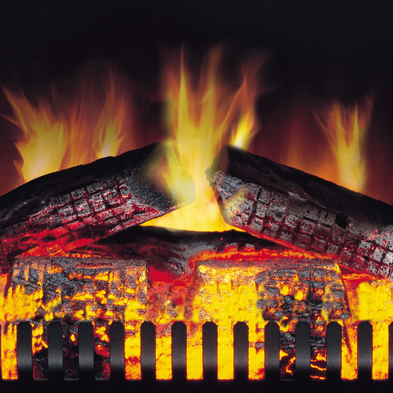 Dimplex Mozart Optiflame Electric Fireplace Suite, 92 cm W, Black