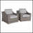 Fully Assembled Patio Chair with Cushions 2