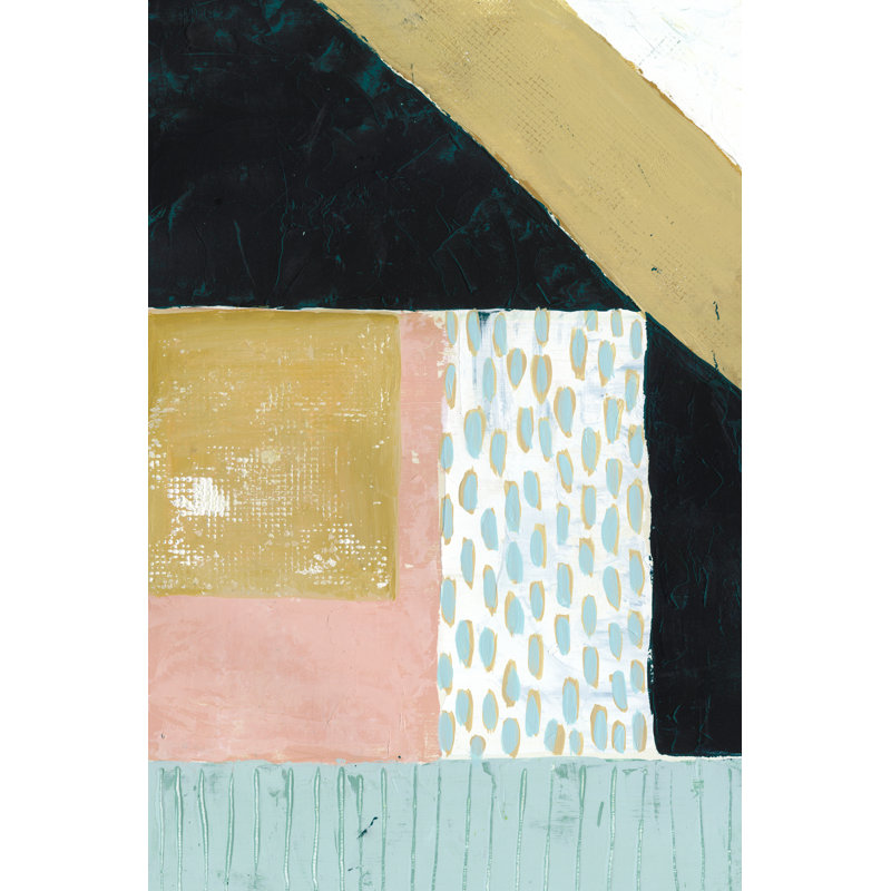 Pastel Julep I by Grace Popp - Painting on Canvas, Wrapped Canvas, 30 cm H x 20 cm W