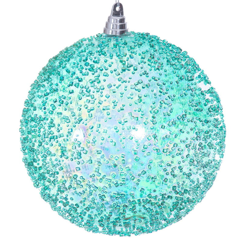 Boule de billes iridescente de 8 po., Sarcelle