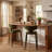 Modern Upholstered Counter Bar Stools with Back Kitchen Island Stools, Green Fabric Bar Stools for Breakfast Nook, Industrial Chic Metal Legs-120358056